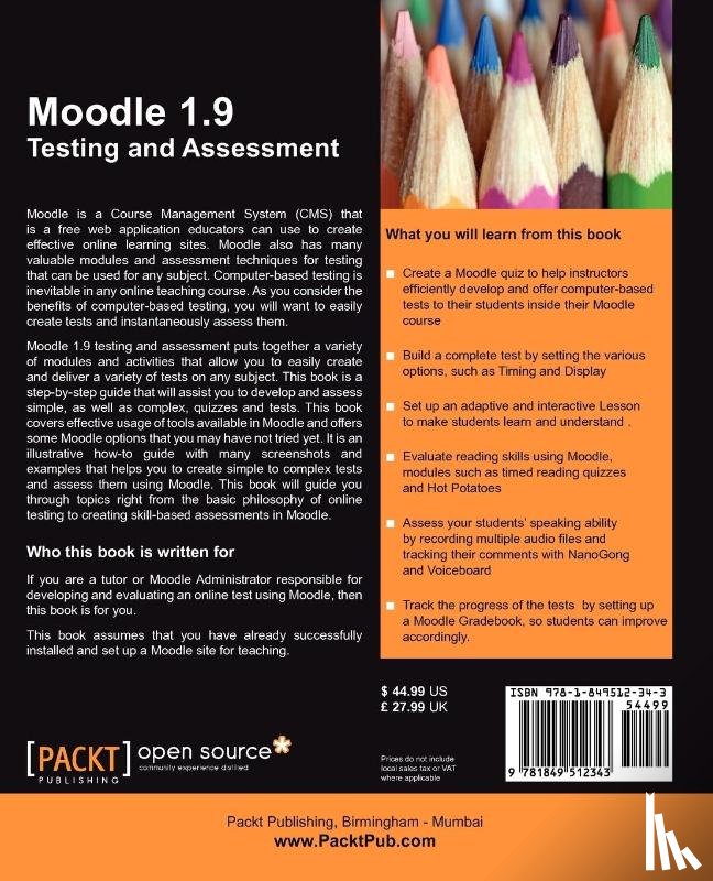 Myrick, Jason - Moodle 1.9 Testing and Assessment