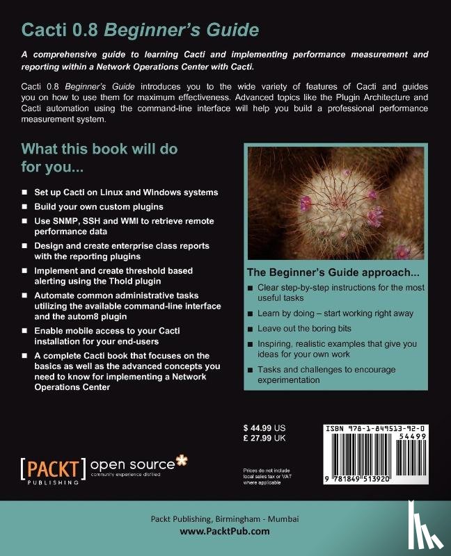 Urban, Thomas - Cacti 0.8 Beginner's Guide