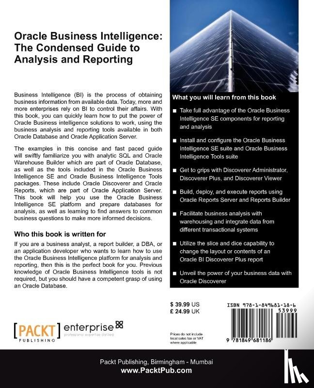 Vasiliev, Yuli - Oracle Business Intelligence : The Condensed Guide to Analysis and Reporting