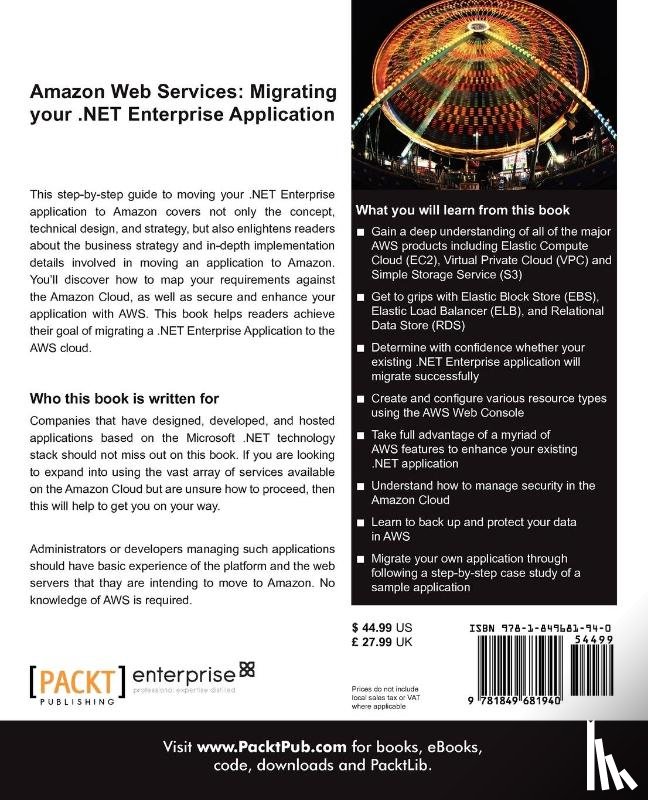 Linton, Rob - Amazon Web Services: Migrating your .NET Enterprise Application