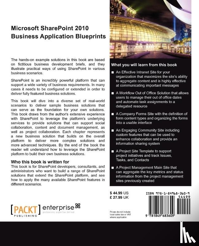 Oryszak, Mike - Microsoft SharePoint 2010 Business Application Blueprints