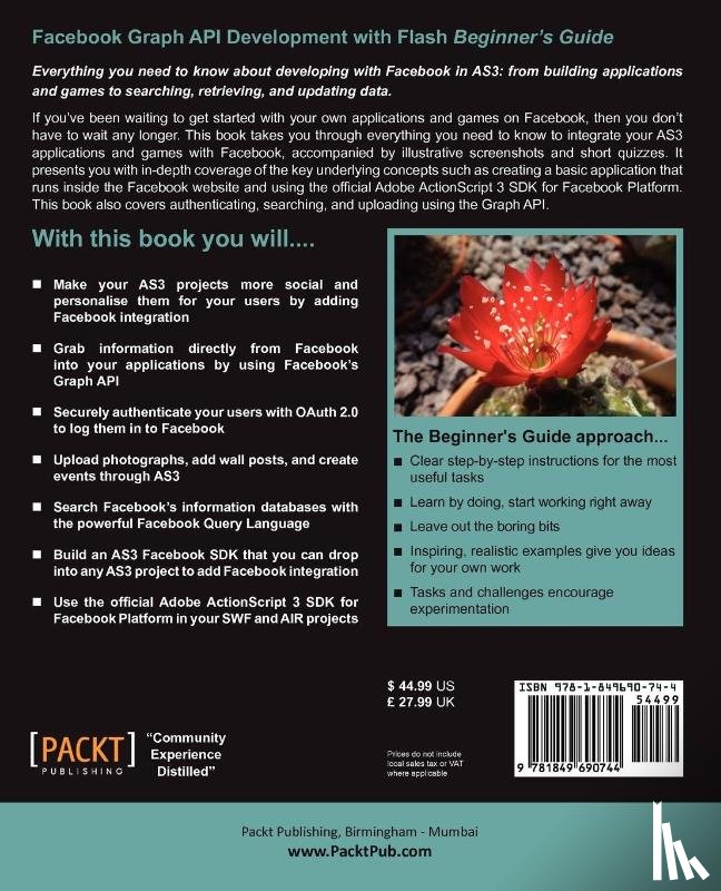 Williams, Michael James - Facebook Graph API Development with Flash