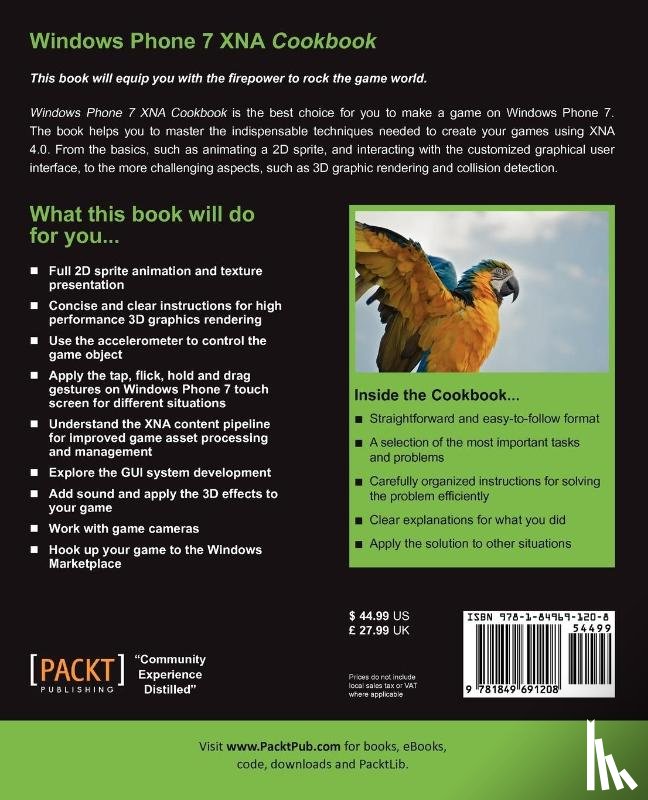 Yang, Zheng - Windows Phone 7 XNA Cookbook