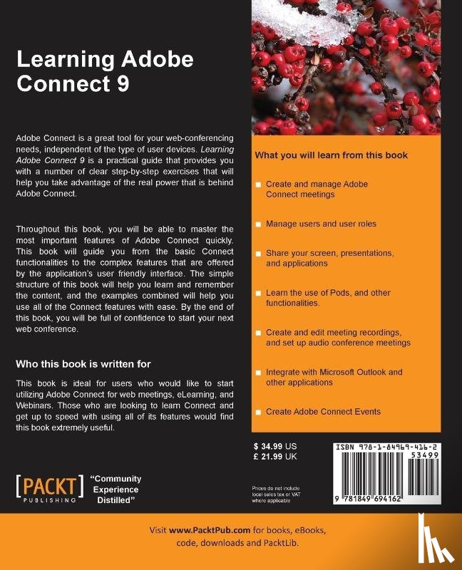 Vucetic, Milos, Radovanovic, Milos - Learning Adobe Connect 9