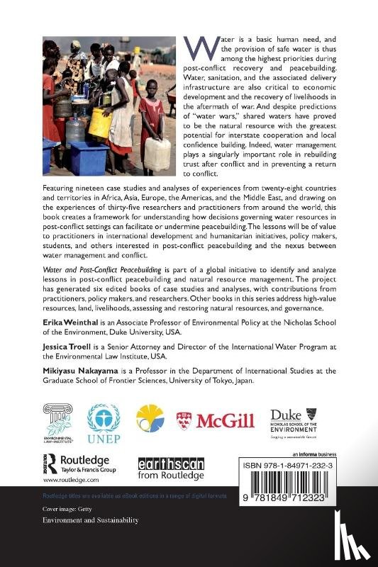  - Water and Post-Conflict Peacebuilding