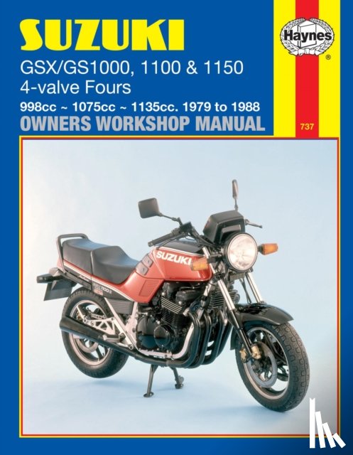 Haynes Publishing - Suzuki GS/GSX1000, 1100 & 1150 4-valve Fours (79 - 88) Haynes Repair Manual