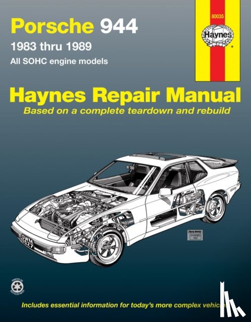 Haynes Publishing - Porsche 944 4-cylinder (1983-1989) HaynesRepair Manual(USA)