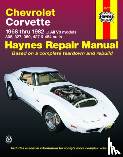 Haynes Publishing - Chevrolet Corvette (1968-1982) Haynes Repair Manual (USA)