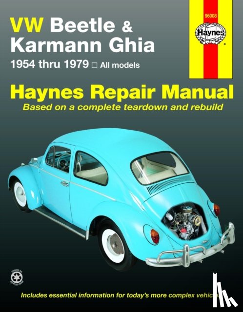Haynes Publishing - Volkswagen VW Beetle & Karmann Ghia (1954-1979) Haynes Repair Manual (USA)