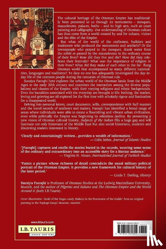 Faroqhi, Suraiya (Ibn Haldun University - Subjects of the Sultan