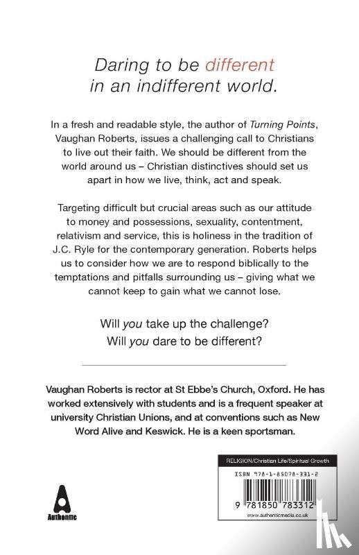 Roberts, Vaughan - Distinctives