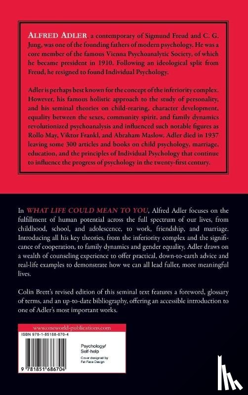 Alfred Adler - What Life Could Mean to You