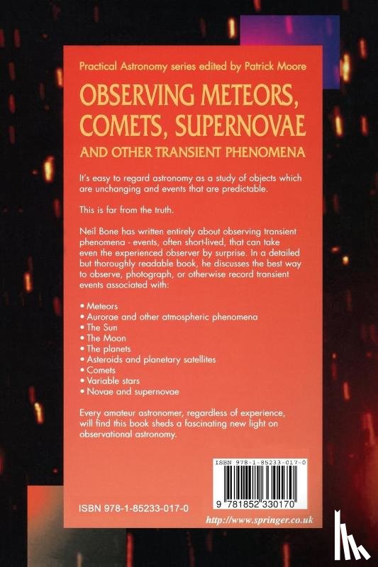 Bone, Neil - Observing Meteors, Comets, Supernovae and other Transient Phenomena