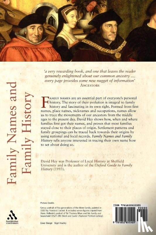 Hey, David (University of Sheffield - Family Names and Family History