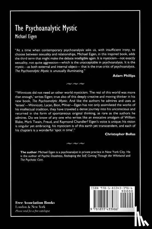 Eigen, Michael - The Psychoanalytic Mystic