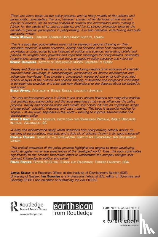 Keeley, James - Understanding Environmental Policy Processes