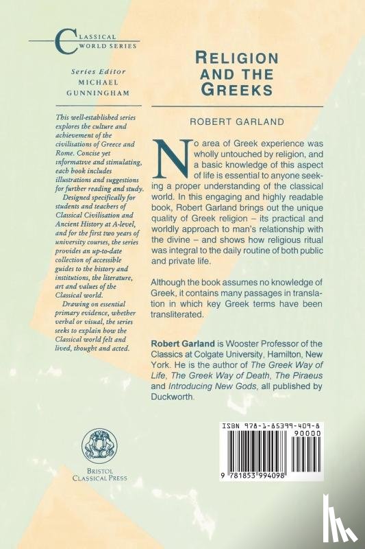Garland, Robert (Colgate University - Religion and the Greeks