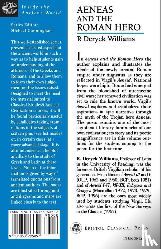 Williams, Dr R. Deryck - Aeneas and the Roman Hero