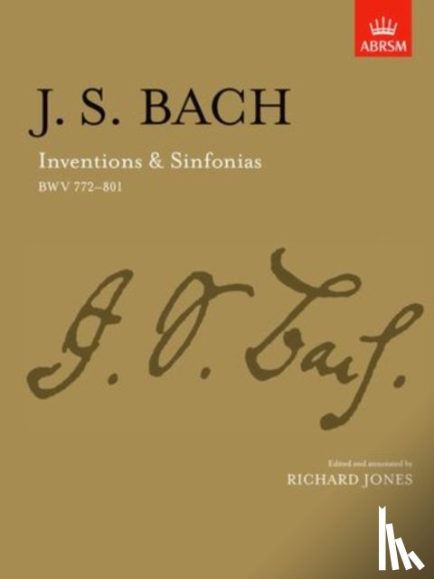 Richard Jones - Inventions and Sinfonias Piano Solo