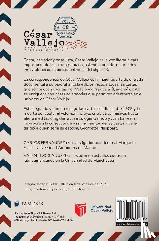  - Cesar Vallejo. Correspondencia