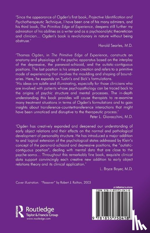 Ogden, Thomas - The Primitive Edge of Experience