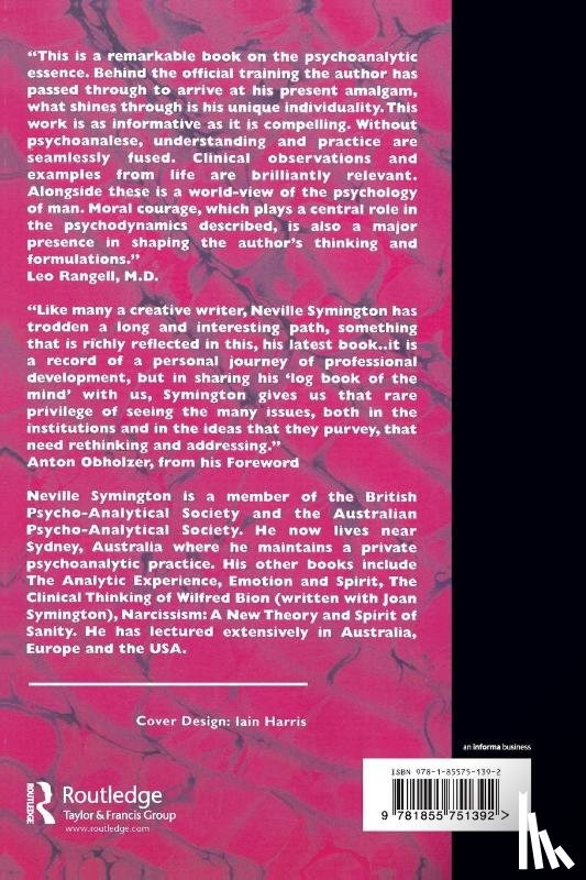 Symington, Neville - The Making of a Psychotherapist