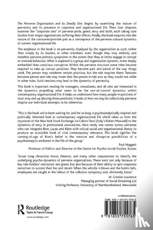 Long, Susan - The Perverse Organisation and its Deadly Sins