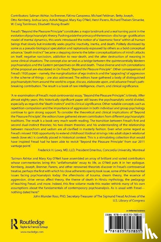  - On Freud's "Beyond the Pleasure Principle"