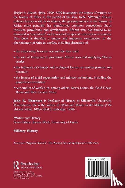 Thornton, John K. - Warfare in Atlantic Africa, 1500-1800