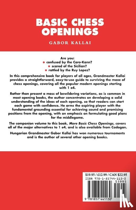 Kallai, Gabor - Basic Chess Openings