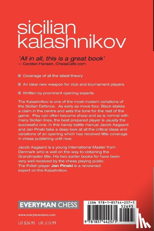 Pinski, Jan, Aagaard, Grandmaster Jacob - Sicilian Kalashnikov