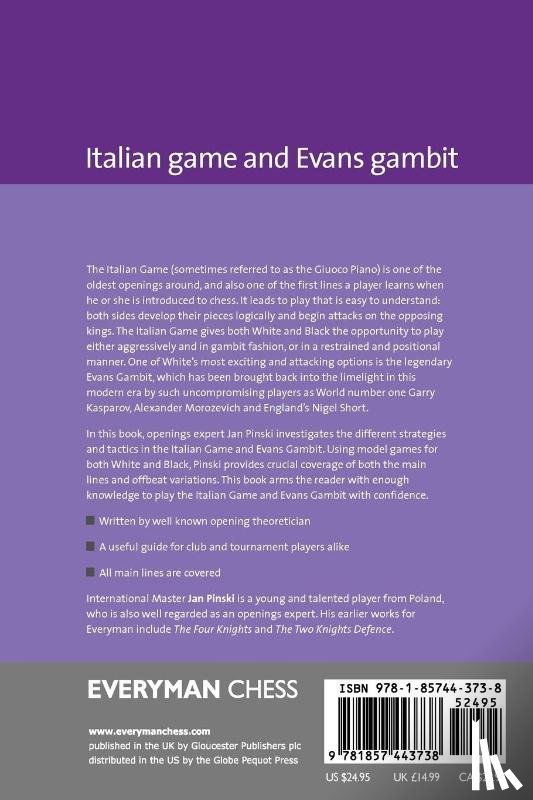 Pinski, Jan - Italian Game and Evans Gambit