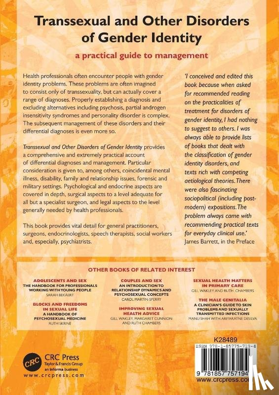 Barrett, James - Transsexual and Other Disorders of Gender Identity