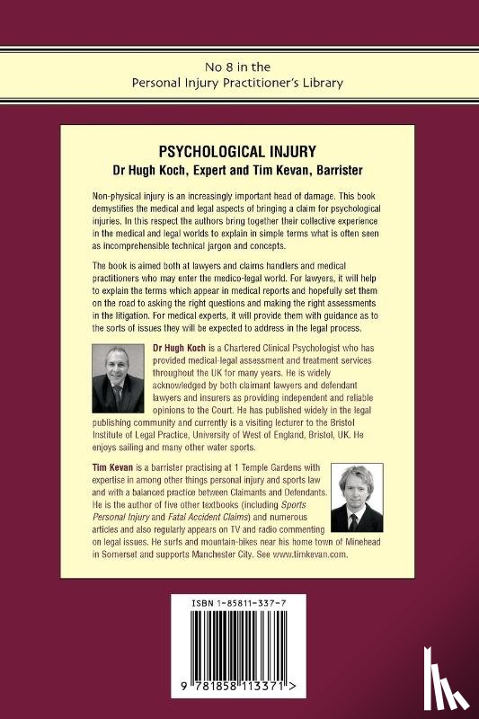 Koch, Hugh, Kevan, Tim - Psychological Injury