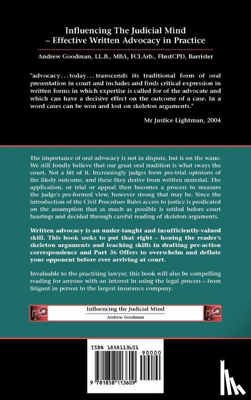 Goodman, Andrew - Influencing the Judicial Mind