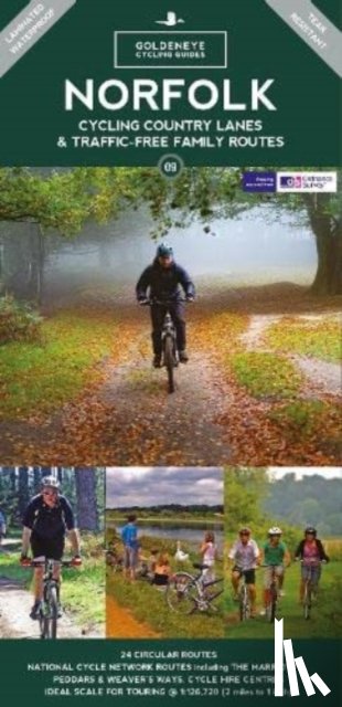 Churcher, Al - Norfolk Cycling Country Lanes Map