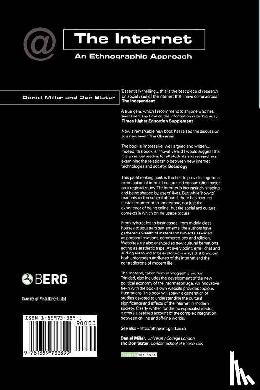 Miller, Daniel, Slater, Don - The Internet