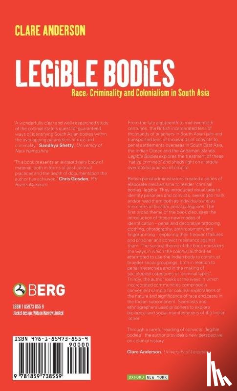 Anderson, Clare (University of Leicester - Legible Bodies