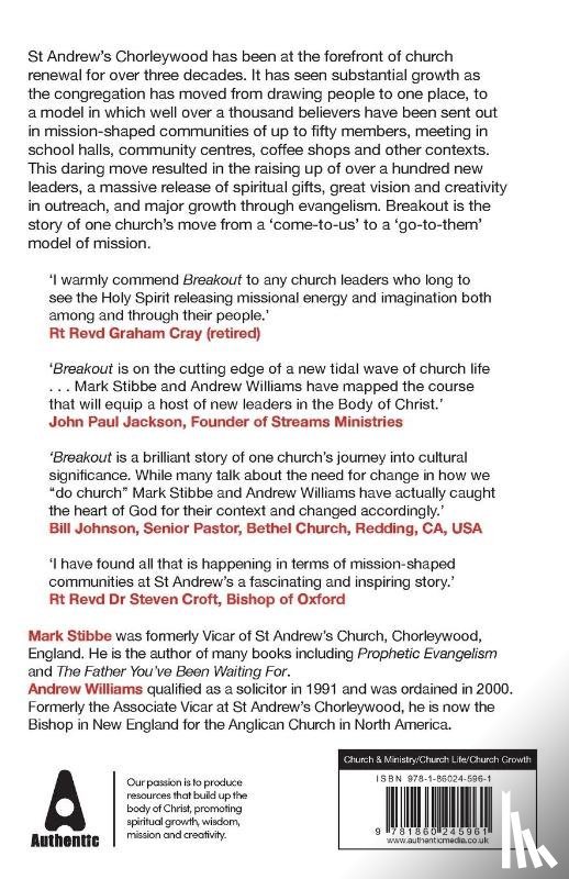 Stibbe, Mark, Williams, Andrew - Breakout: One Church's Amazing Story of Growth Through Mission-Shaped Communities