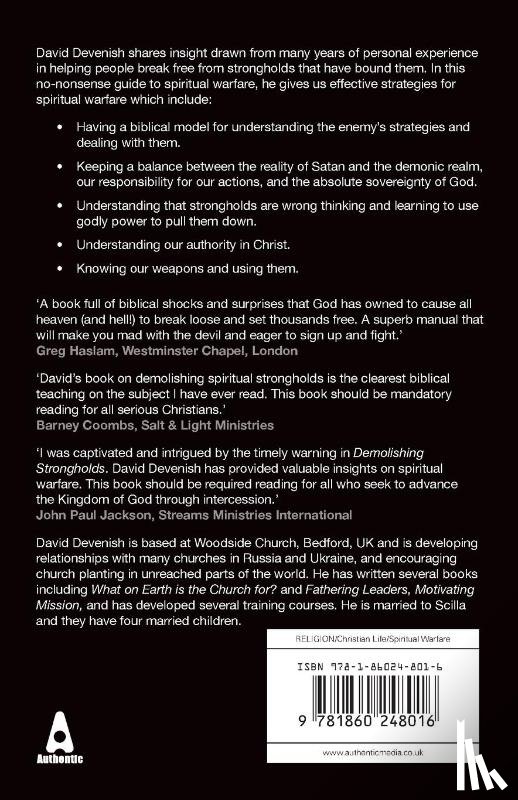 Devenish, David - Demolishing Strongholds