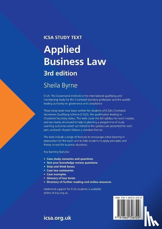 Byrne, Sheila - Applied Business Law (CSQS)