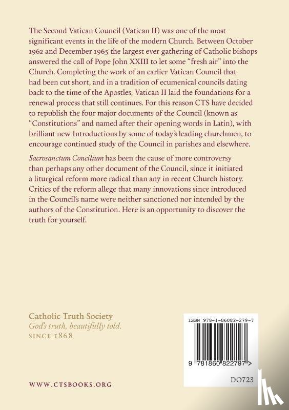 Vatican II - Sacrosanctum Concilium - Vatican II