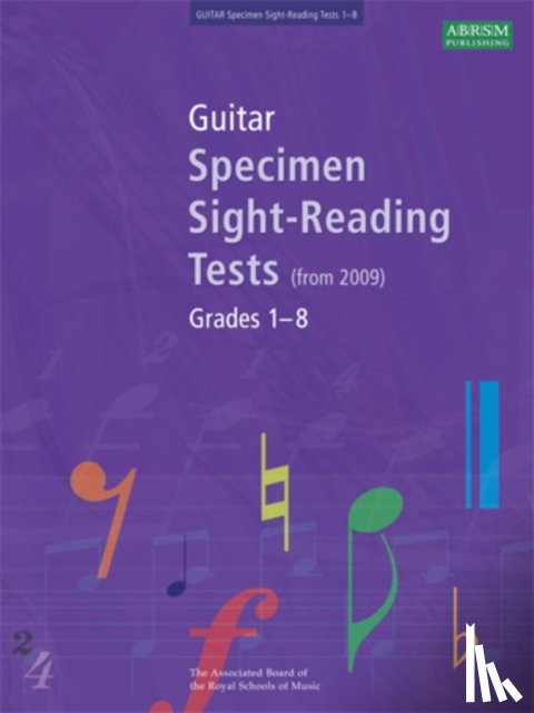  - Guitar Specimen Sight-Reading Tests, Grades 1-8