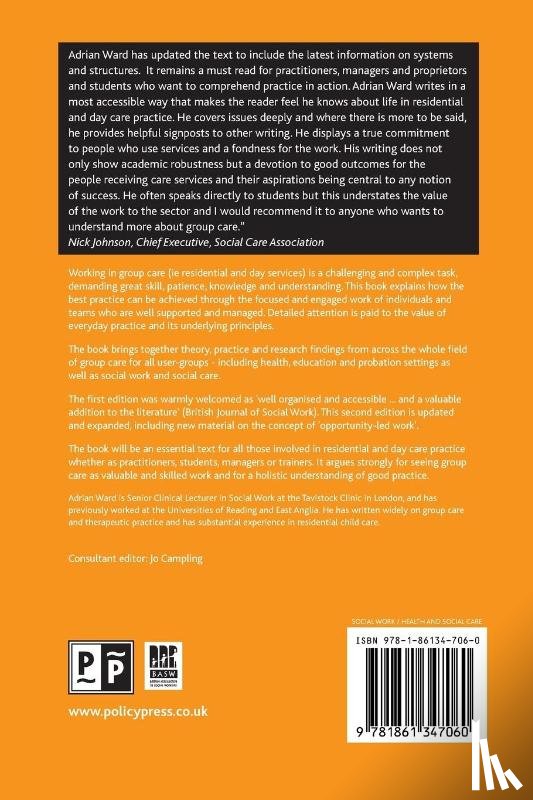 Ward, Adrian - Working in group care