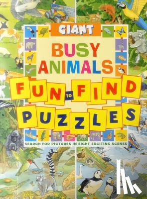 Rutherford, Peter - Giant Fun to find Puzzles Busy Animals