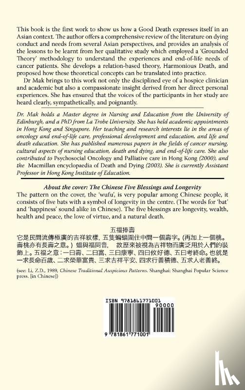 MAK, June - Promoting a Good Death for Cancer Patients of Asian Culture