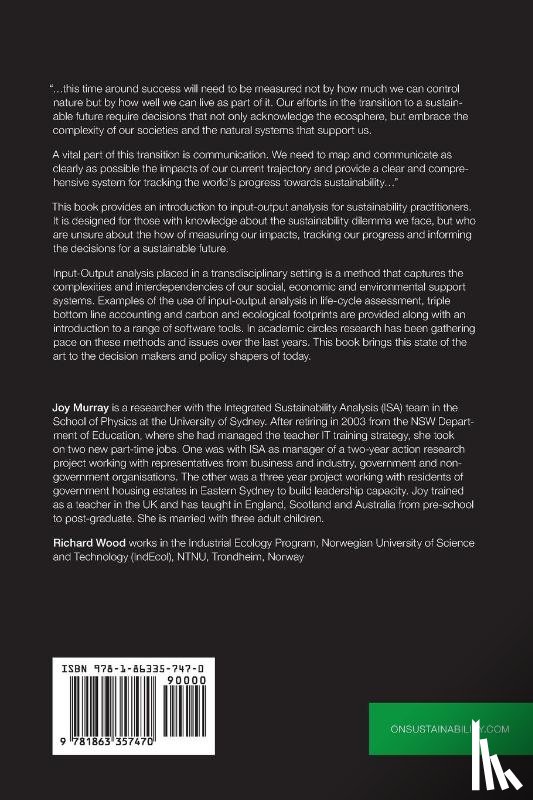  - The Sustainability Practitioner's Guide to Input-Output Analysis