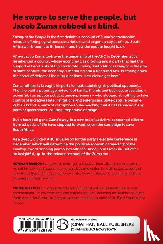 Basson, Adriaan, du Toit, Pieter - Enemy of the people