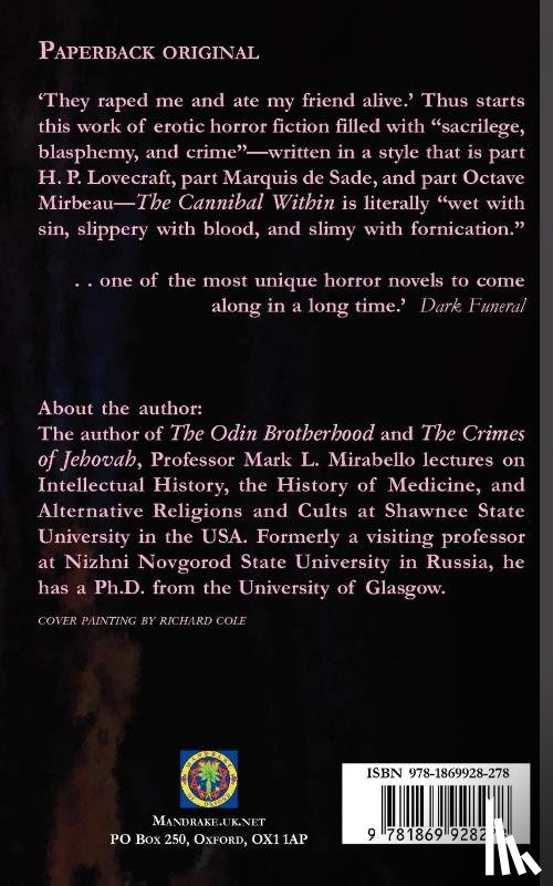 Mirabello, Professor Mark - Cannibal Within