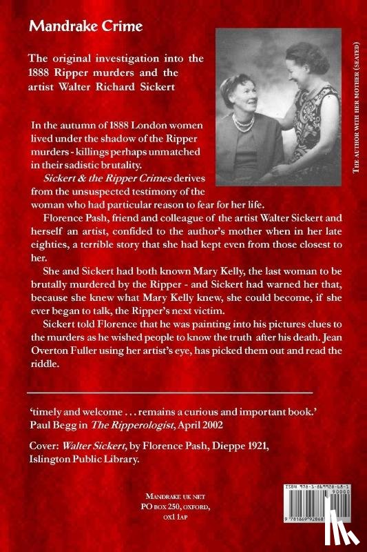Jean Overton Fuller - Sickert & the Ripper Crimes